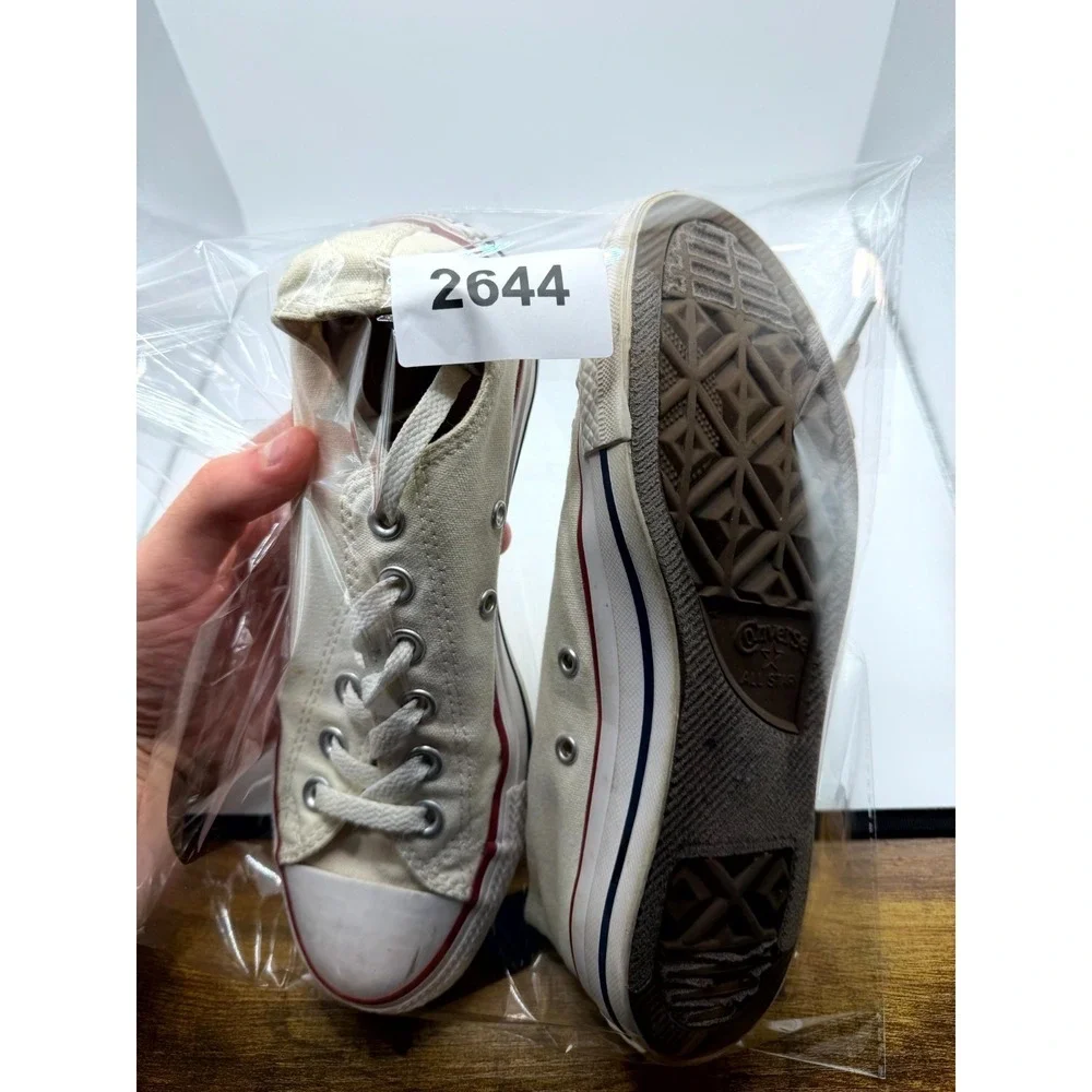 Converse‎ Chuck Taylor All Star Low W7652 Womens 7.5 Sneaker Optical White Shoes
